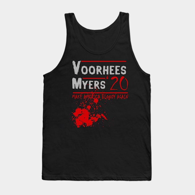 Halloween Horror Election Campaign Tank Top by Halloween Merch